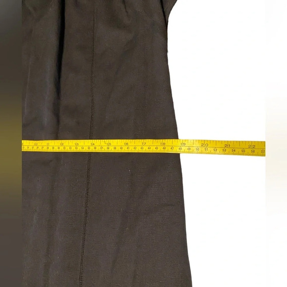 Anthropologie Girls From Savoy Linen Blend Black Dress - Picture 10 of 11